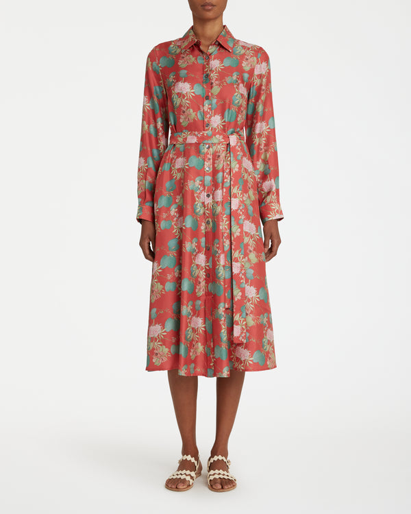 Emporio Sirenuse Fabrizia Dress In Dragonfly Print