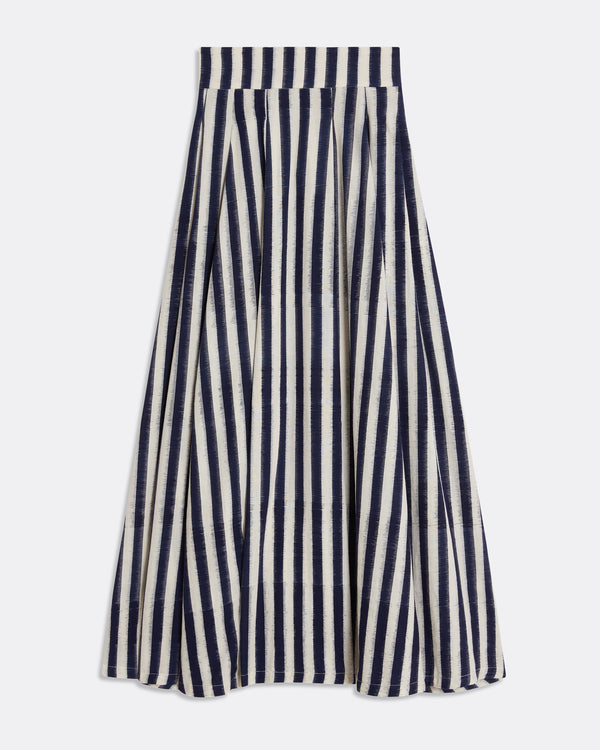 emporio sirenuse Flaminia Skirt in Ikat Stripes