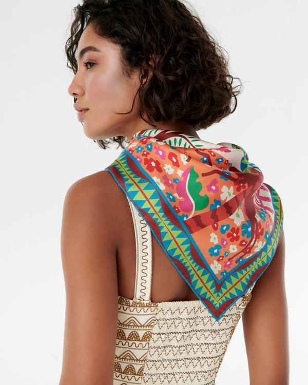 Emporio Sirenuse Foulard In Louis Barthélemy Print