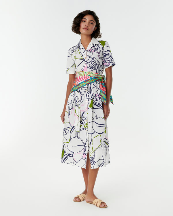 Emporio Sirenuse Foulard In Louis Barthélemy Print