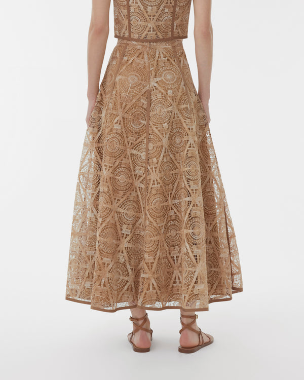 Emporio Sirenuse Freya Skirt In Macramé