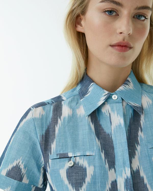 Emporio Sirenuse Giselle Dress In Diamond Ikat