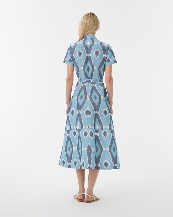 Emporio Sirenuse Giselle Dress In Diamond Ikat
