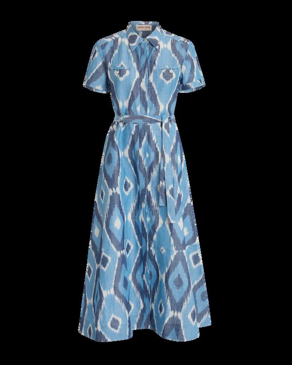 Emporio Sirenuse Giselle Dress In Diamond Ikat