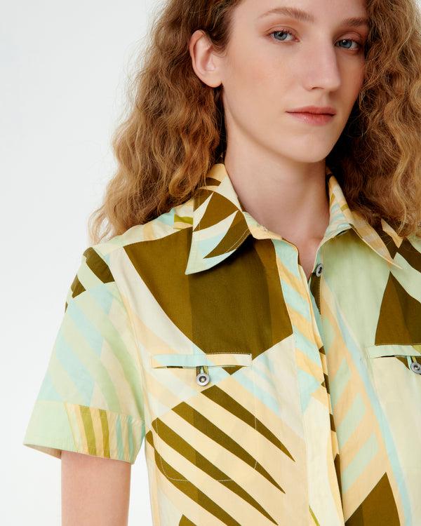 Emporio Sirenuse Giselle Dress In Pagoda Print