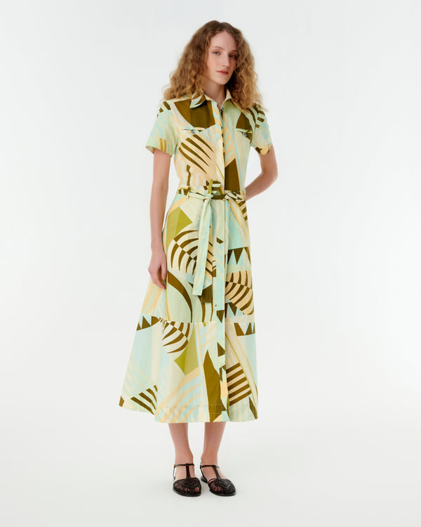 emporio sirenuse Giselle Dress in Pagoda Print