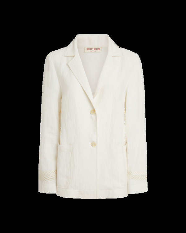 Emporio Sirenuse Grace Jacket With Palm Embroidery