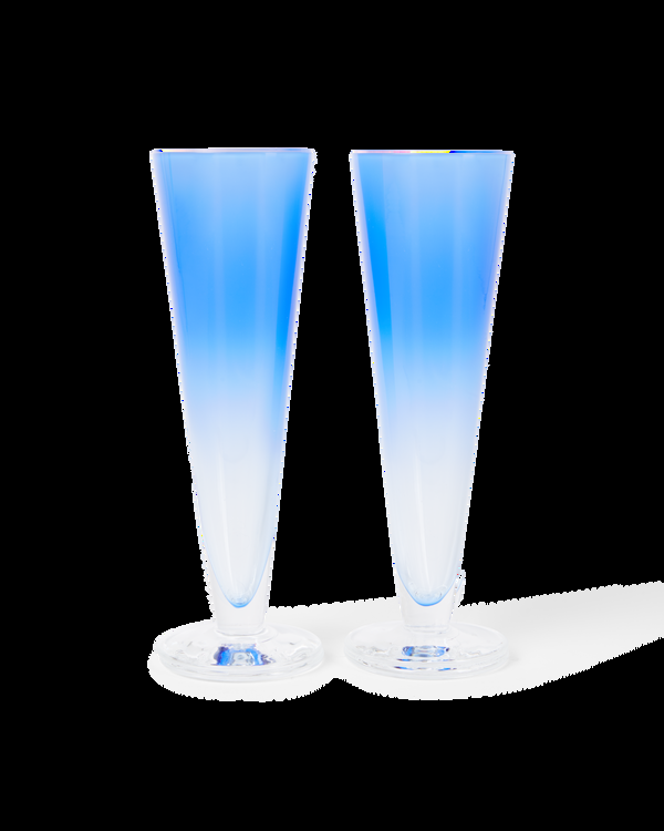 Emporio Sirenuse Gradient Champagne Flute Set Of 2