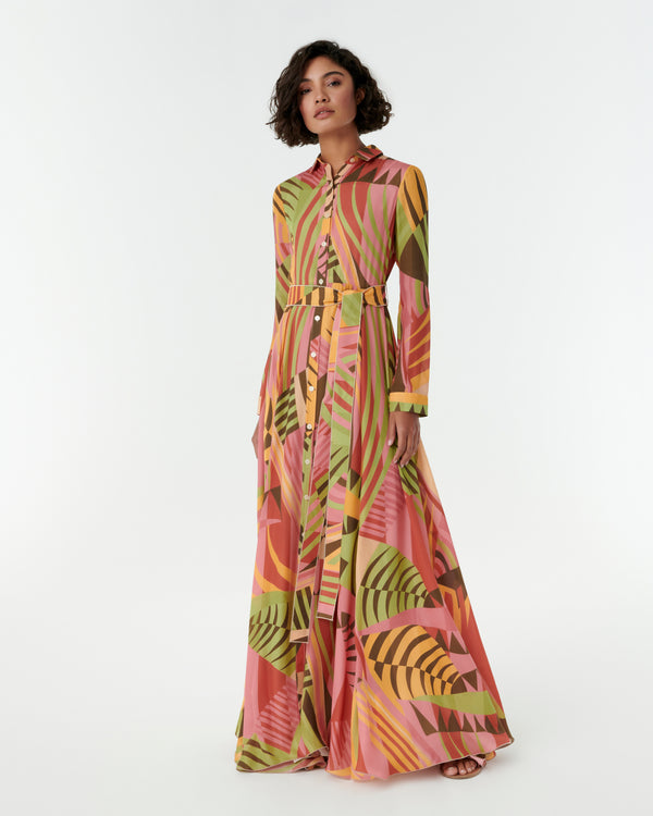emporio sirenuse Ida Dress in Pagoda Print