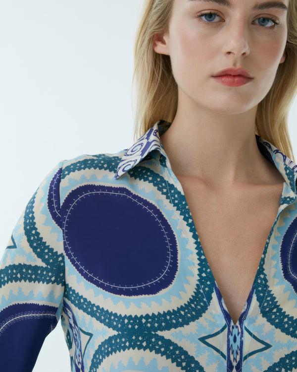 Emporio Sirenuse Jia Tunic In Solaris Print
