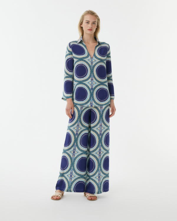 Emporio Sirenuse Jia Tunic In Solaris Print