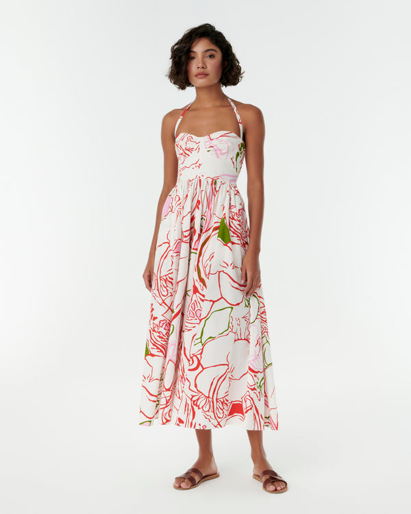 emporio sirenuse Johanna Dress in Calypso Print