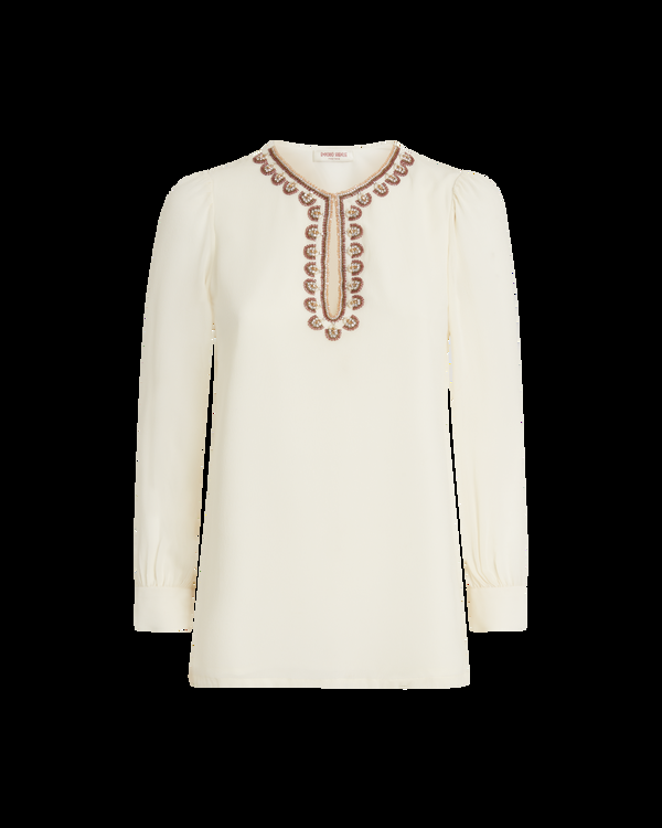 emporio sirenuse Kate Blouse with Embroidery Beads