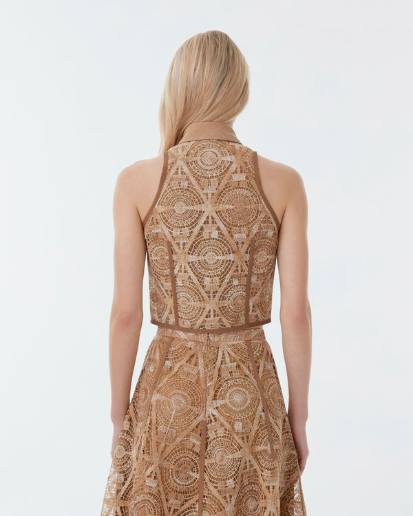 Emporio Sirenuse Lara Top In Macramé