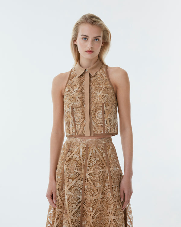 emporio sirenuse Lara Top in Macramé