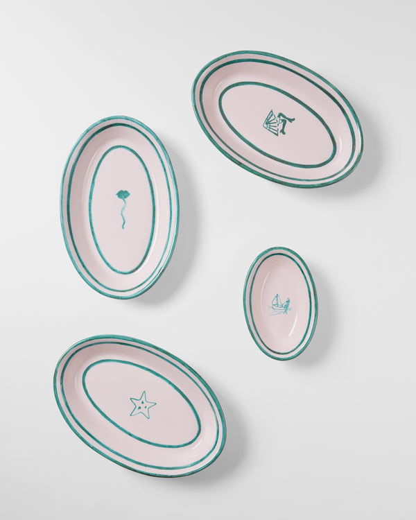 Emporio Sirenuse Large Shrimp Serving Plate