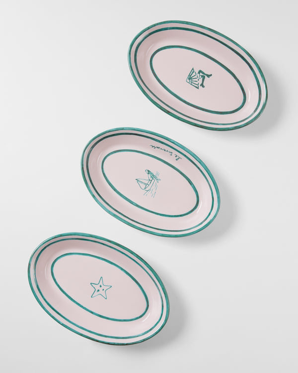 Emporio Sirenuse Large Umbrella Serving Plate