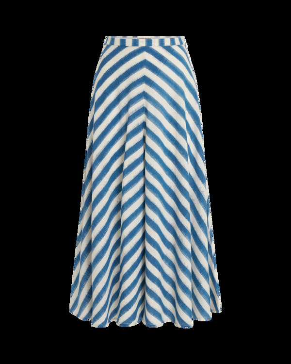Emporio Sirenuse Marta Skirt In Ikat Stripes