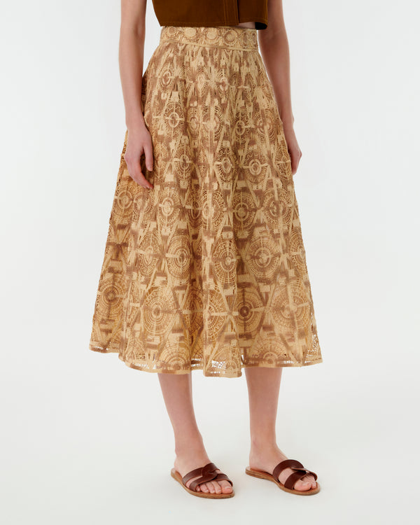 Emporio Sirenuse Mulia Skirt In Macramé