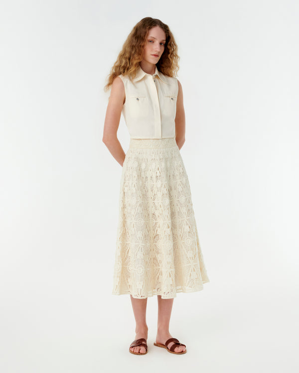 emporio sirenuse Mulia Skirt in Macramé