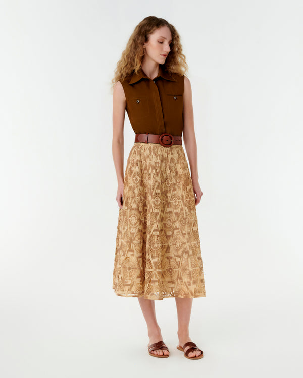 emporio sirenuse Mulia Skirt in Macramé