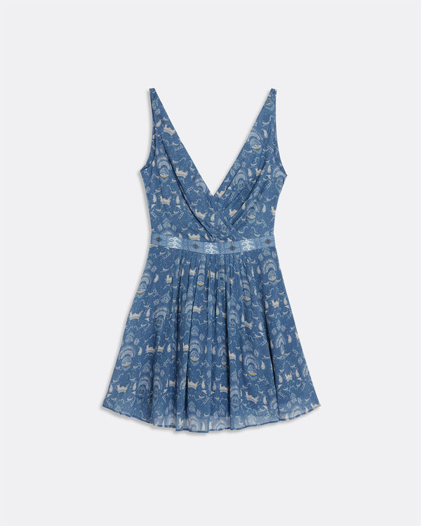 emporio sirenuse Naike Dress in Batik Print