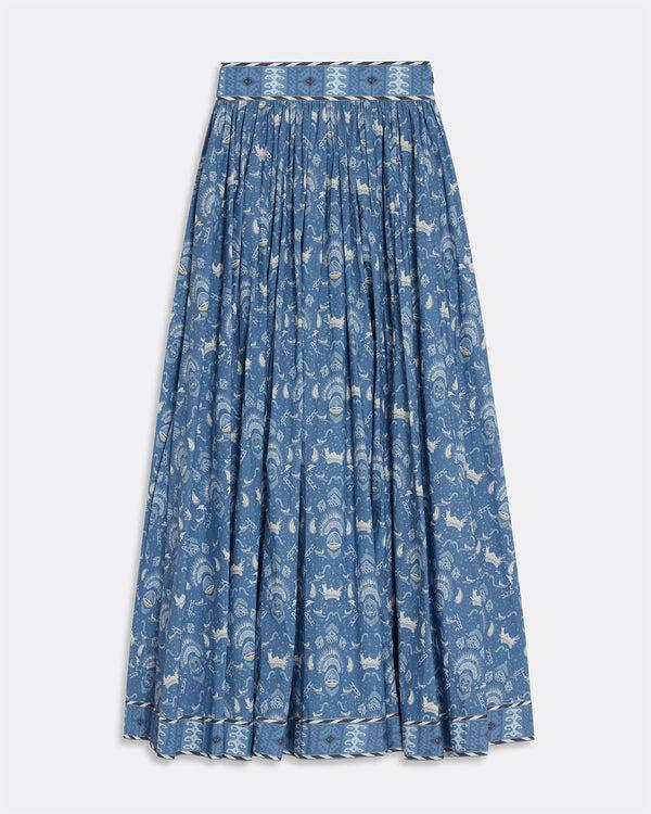 emporio sirenuse Ombretta Skirt in Batik Print