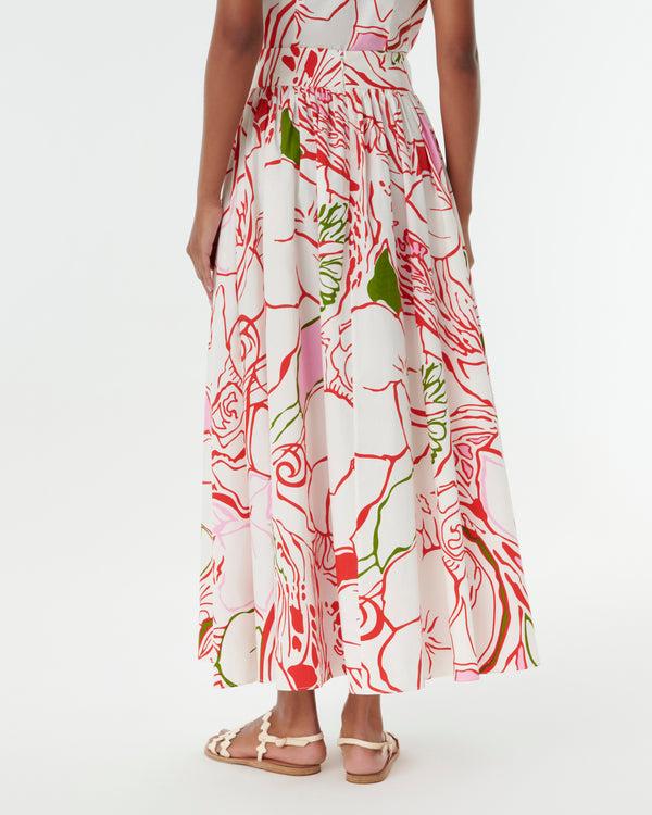 Emporio Sirenuse Ombretta Skirt In Calypso Print