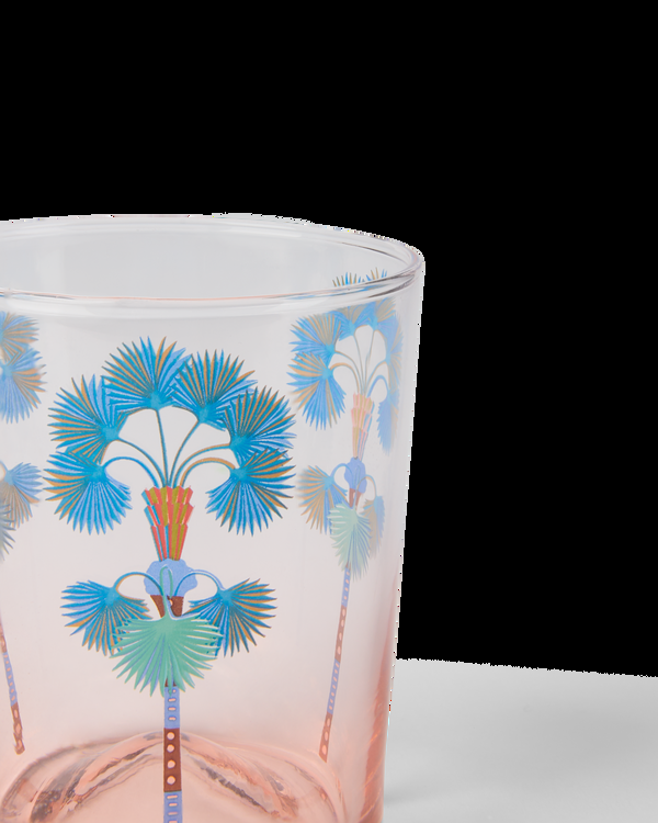 Emporio Sirenuse Palm Tumbler Glass
