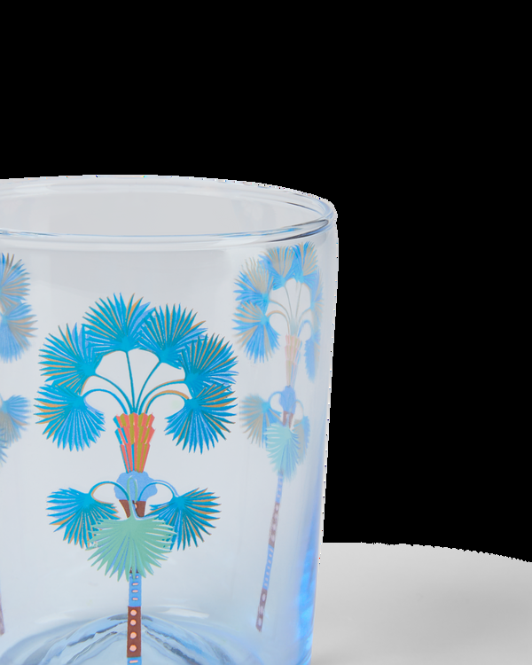Emporio Sirenuse Palm Tumbler Glass