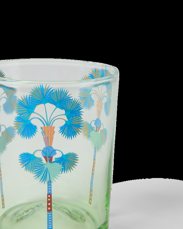 Emporio Sirenuse Palm Tumbler Glass