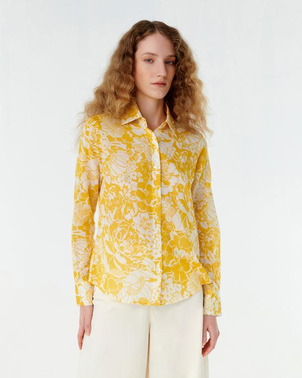 emporio sirenuse Patricia Shirt in Bloom Print