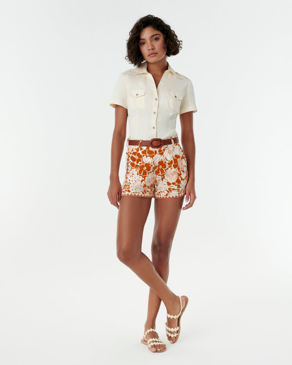 emporio sirenuse Shorts in Bloom Print