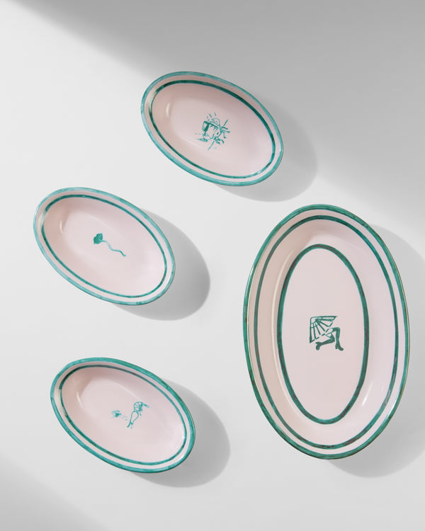 Emporio Sirenuse Small Umbrella Serving Plate