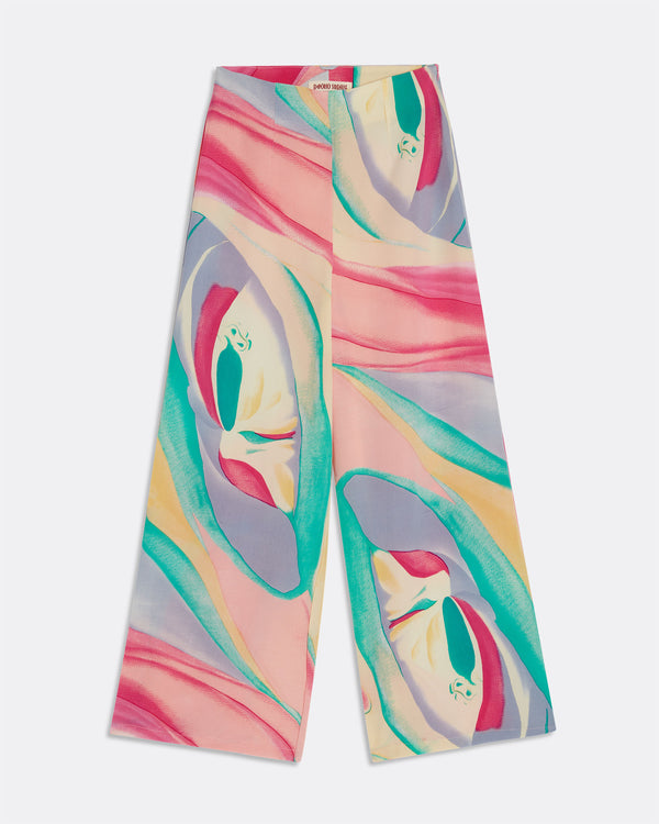 emporio sirenuse Stephan Pants in Orchidea Silk