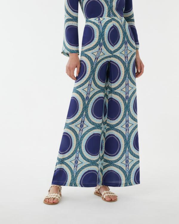Emporio Sirenuse Stephan Trousers In Solaris Print
