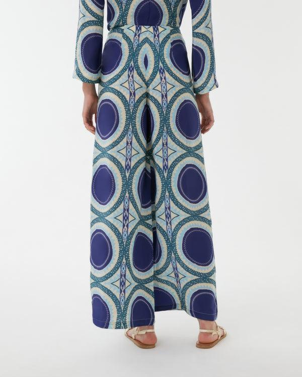 Emporio Sirenuse Stephan Trousers In Solaris Print