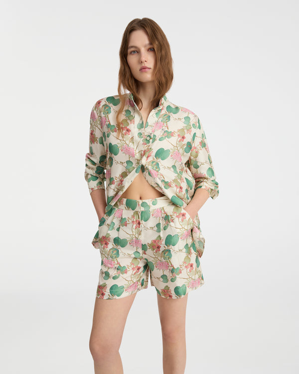 Emporio Sirenuse Tamu Shorts In Dragonfly Print