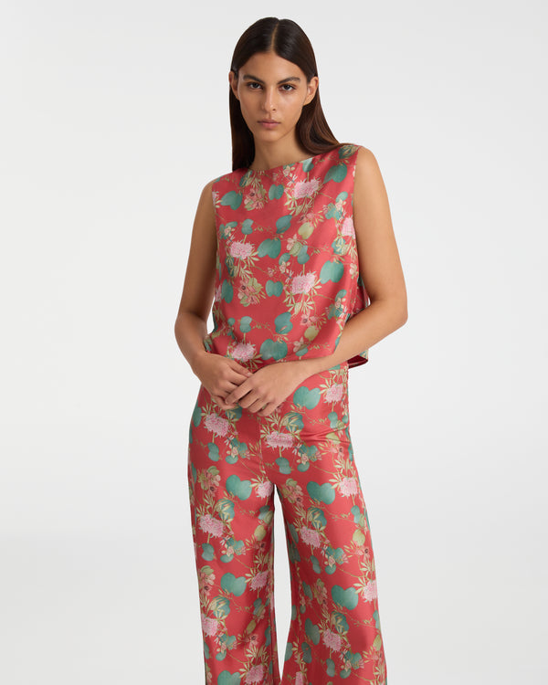 emporio sirenuse Tische Top in Dragonfly Print
