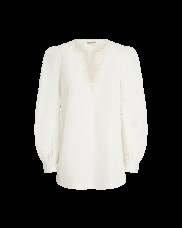 Emporio Sirenuse Vera Shirt With Palm Embroidery