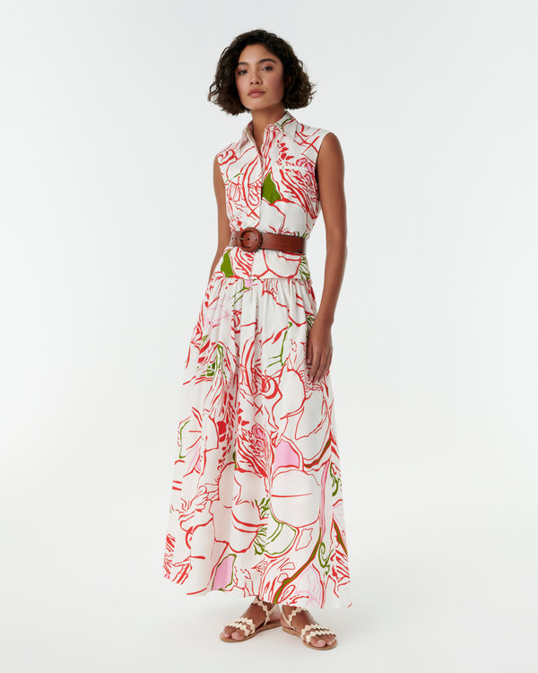 Emporio Sirenuse Ylenia Top In Calypso Print