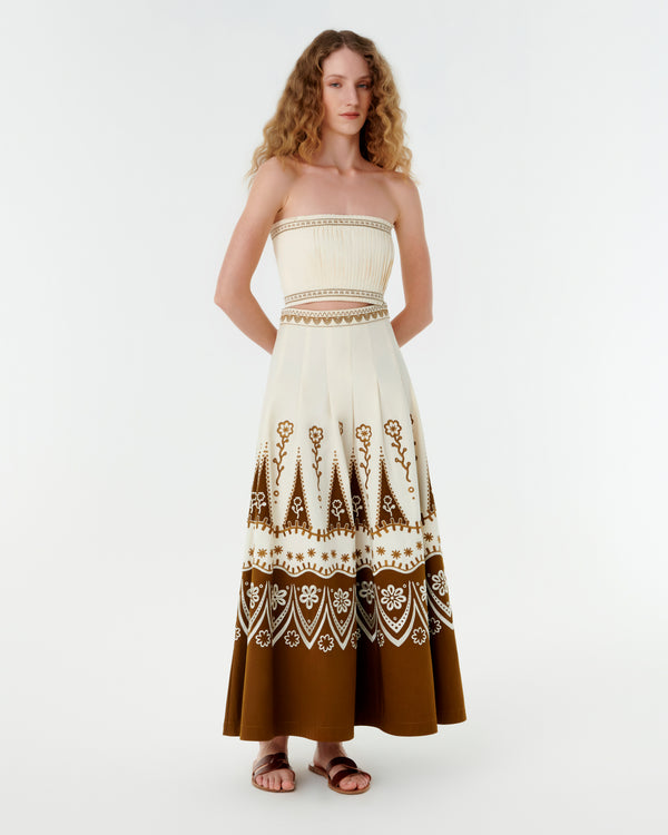 Emporio Sirenuse Flavia Top With Alabama Embroidery