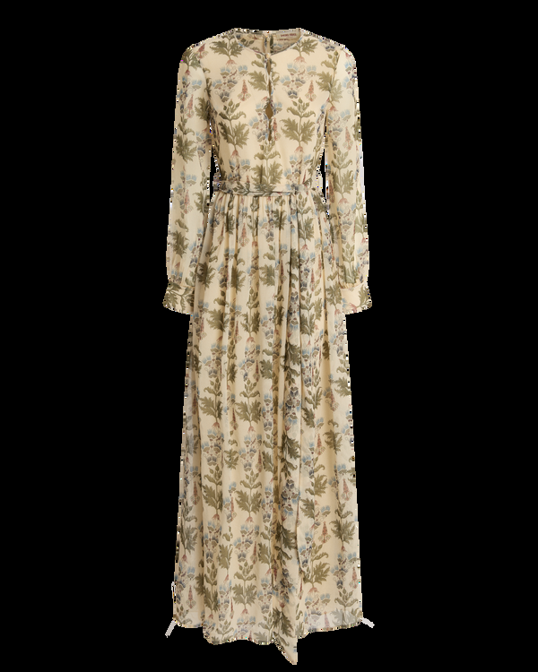 emporio sirenuse Giorgina Dress in Shiny Persian Botanic Print