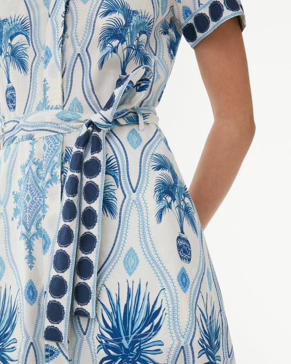 Emporio Sirenuse Giselle Dress In Garden Mesh Print