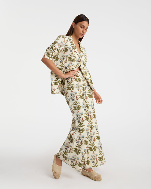 Emporio Sirenuse Grace Jacket In Persian Botanic Print