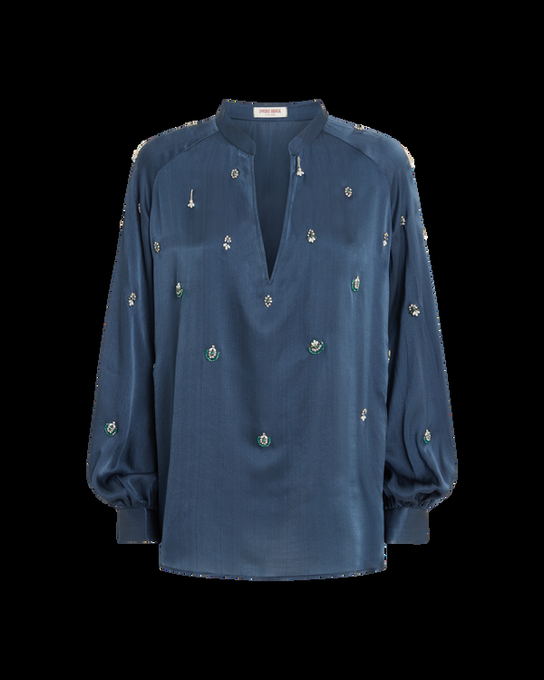 emporio sirenuse Ilizia Blouse with Embroidery Beads