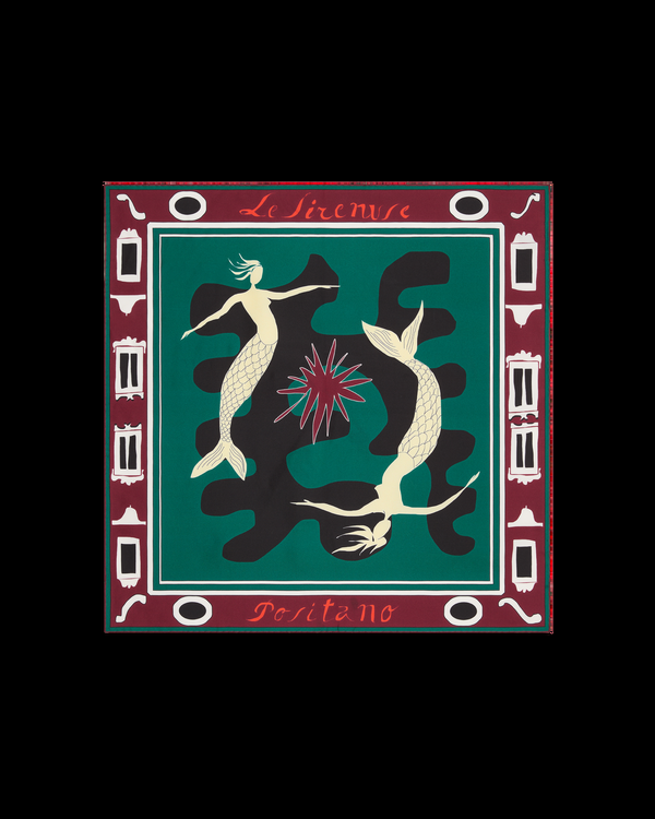 emporio sirenuse Ivan Terestchenko x Le Sirenuse Foulard