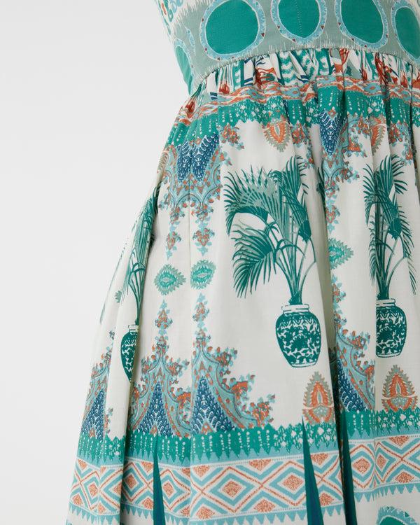 Emporio Sirenuse Johanna Dress In Tribal Botanic Print