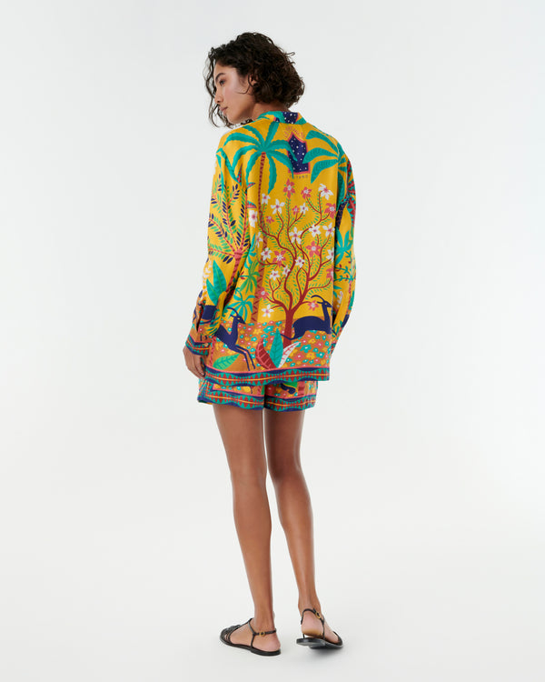 Emporio Sirenuse Kelsy Shirt In Louis Barthélemy Print