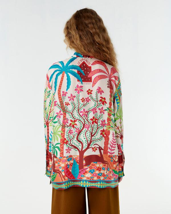 Emporio Sirenuse Kelsy Shirt In Louis Barthélemy Print